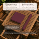 Plain burgundy square mahjong mat with scalloped edges on a white background.