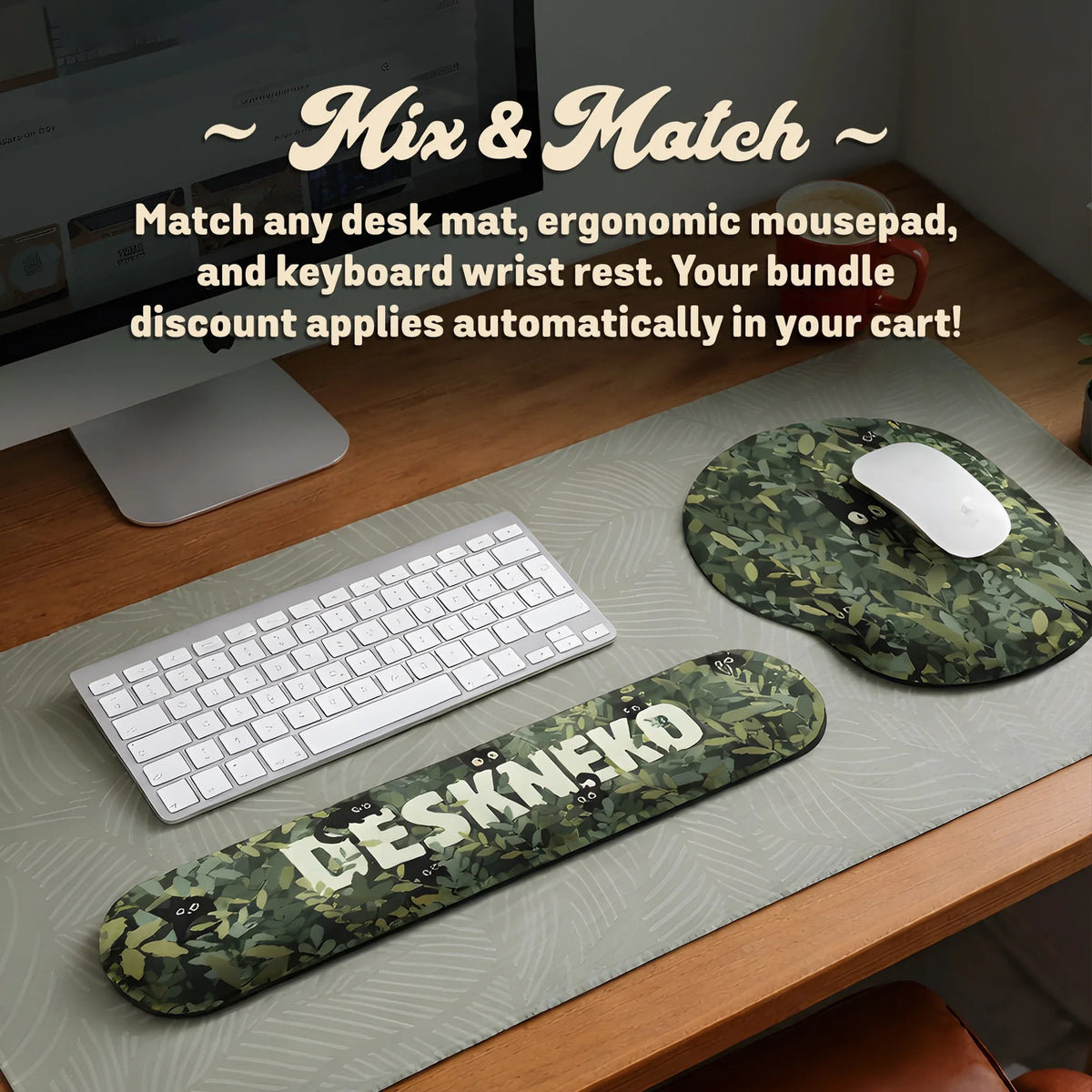 Frog garden deskmat