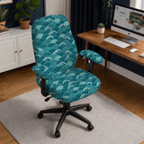 Ocean Seigaiha medium chair alternate; selected cover option only, chair not included.