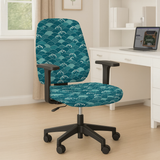 Ocean Seigaiha seat and back; selected cover option only, chair not included.