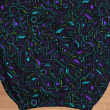 Prism Circuit fabric and elastic detail; selected cover option only, chair not included.
