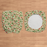 Wild Strawberry Meadow flat lay construction; selected cover option only, chair not included.